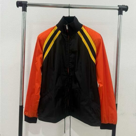 NWT Authentic Gucci GG Logo Striped Windbreaker
